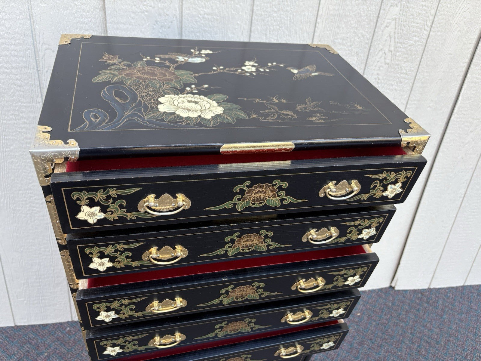 67009 Oriental Lingerie Chest Dresser Cabinet