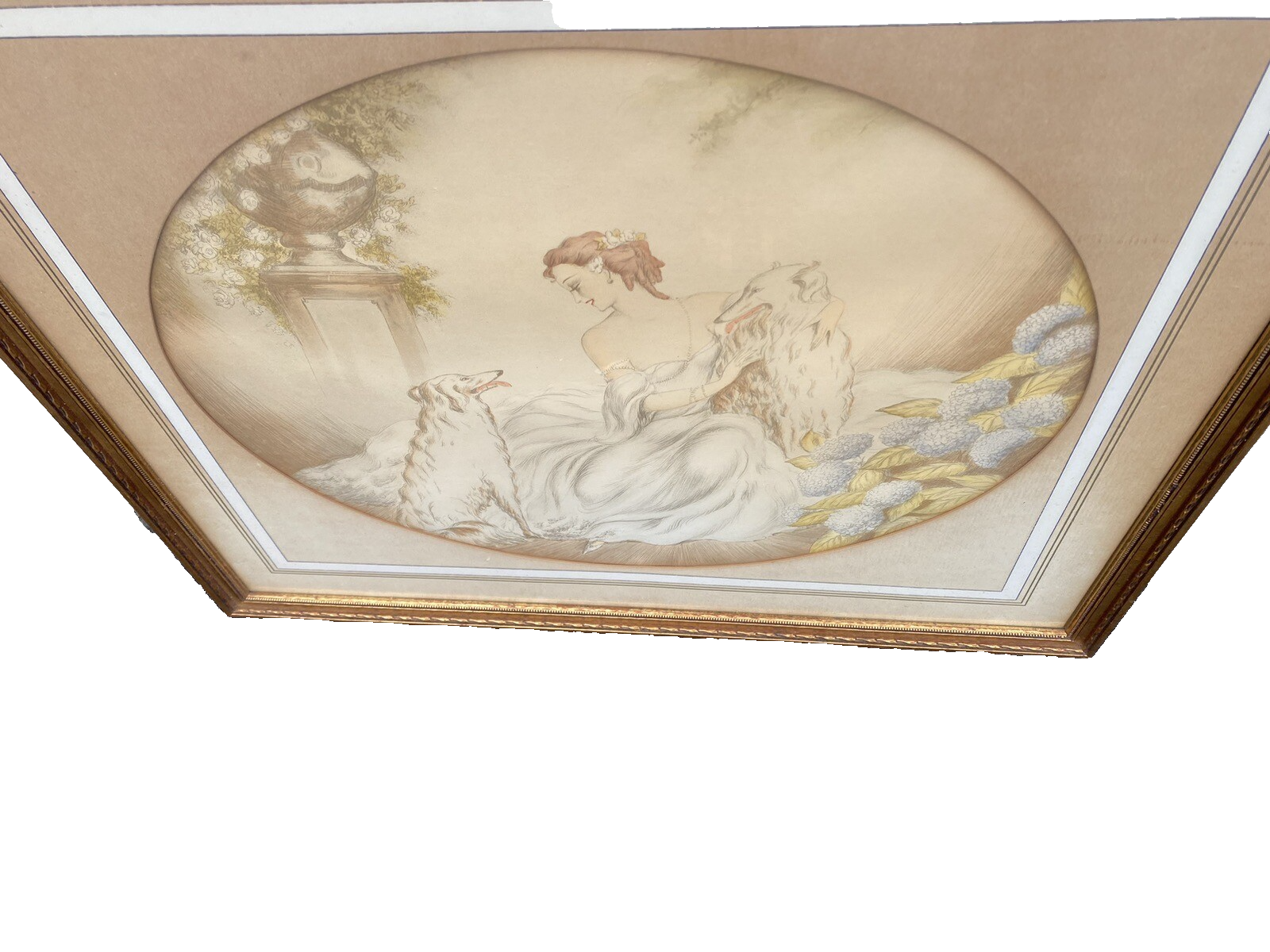 59022 Icart Style Print in Deco frame
