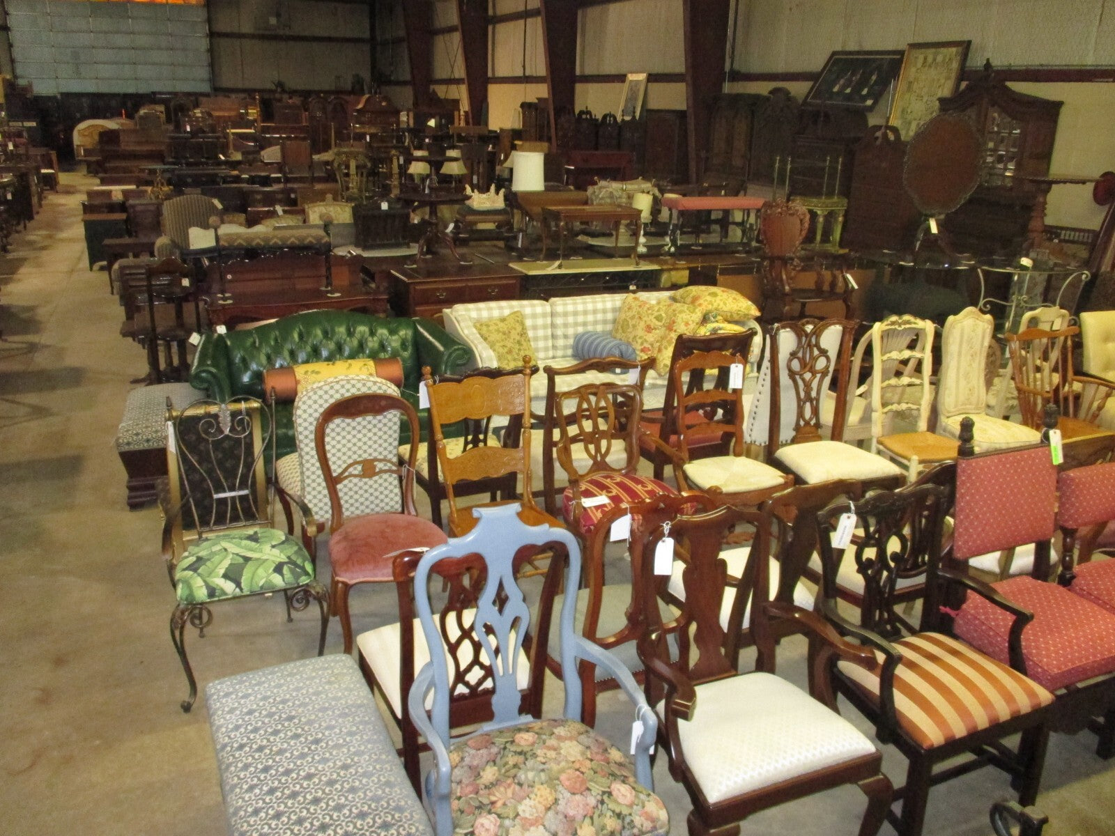 63755 QUALITY Leather Dressing Screen Room Divider