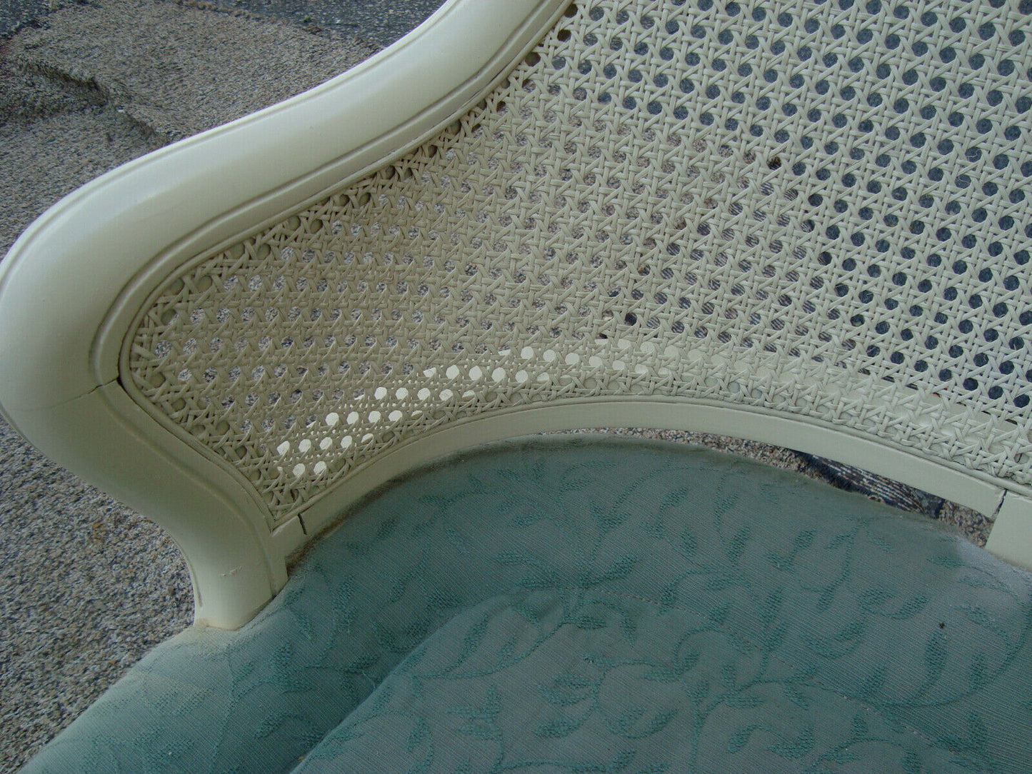 60874  Romantic Shabby Sofa Chaise Lounge Chair