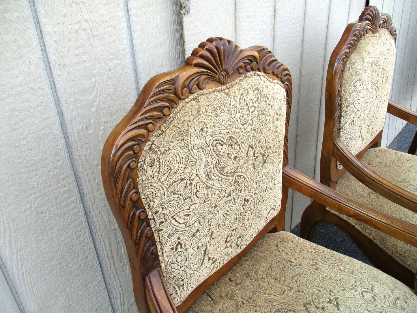 62680  Pair Bergere Armchair Chairs SAM MOORE LA Z  BOY