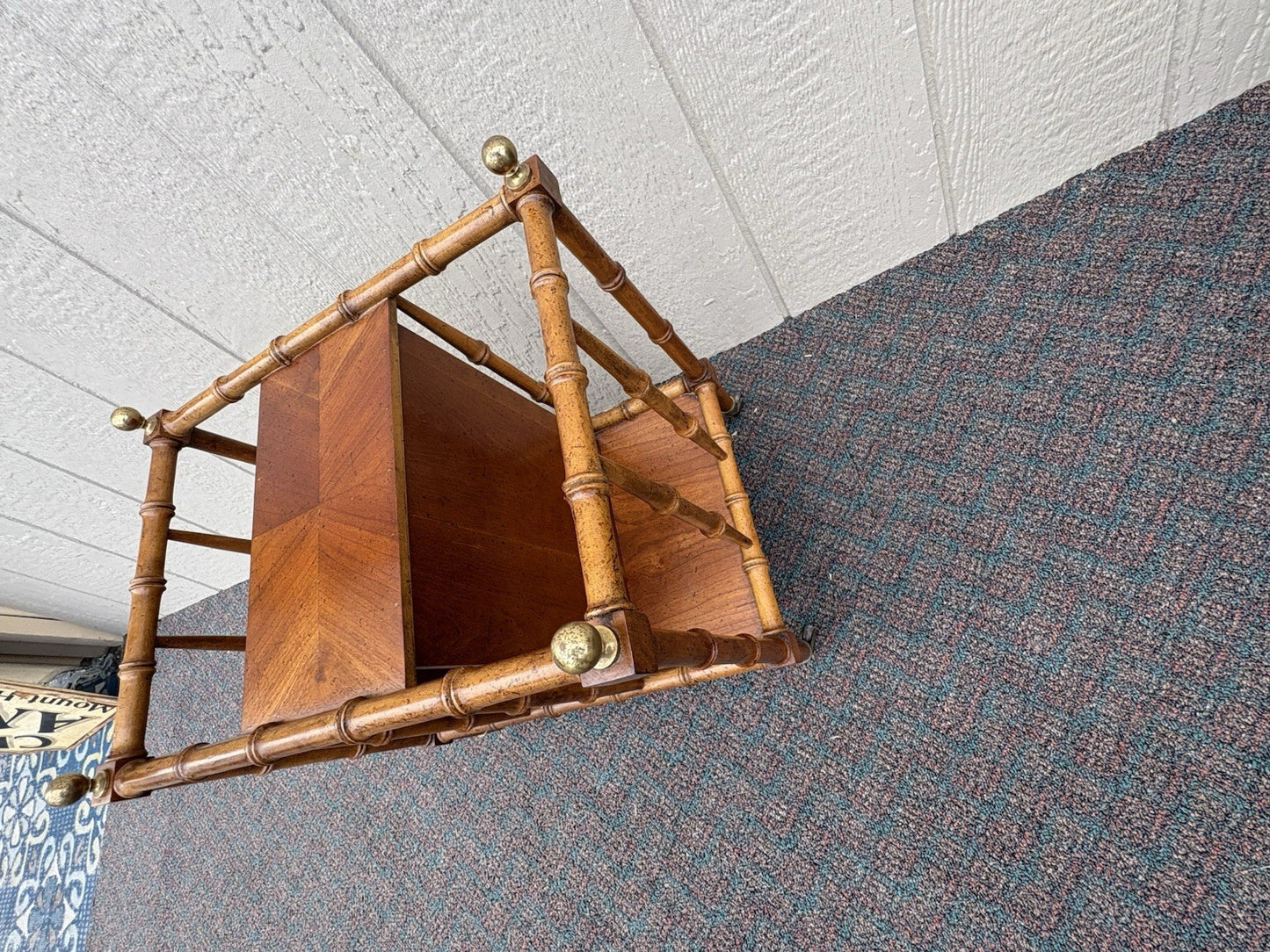 67041 Bamboo Magazine Rack Book Stand