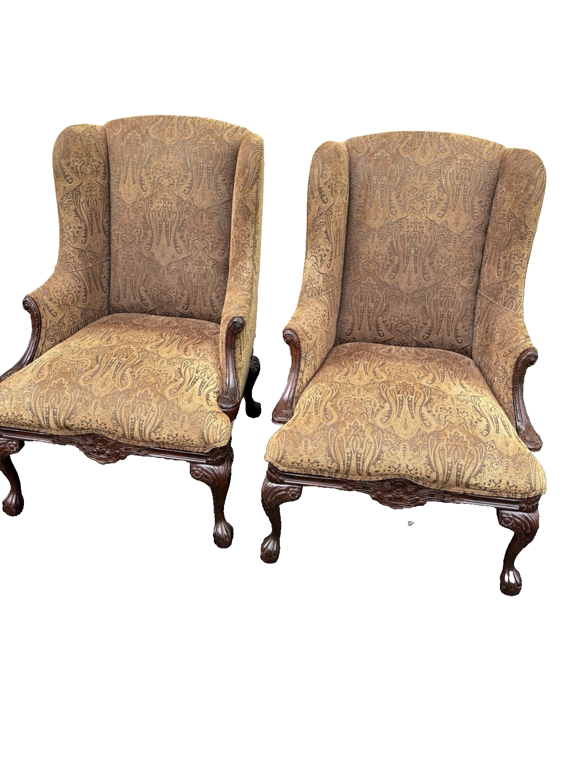 66831   Pair Quality Bergere Armchair Chair s