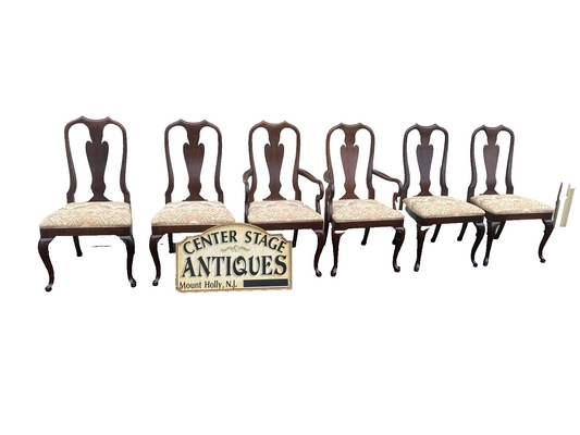 65391 Set of 6 COUNCILL Craftsman Furniture Solid Mahogany Dining Chair s