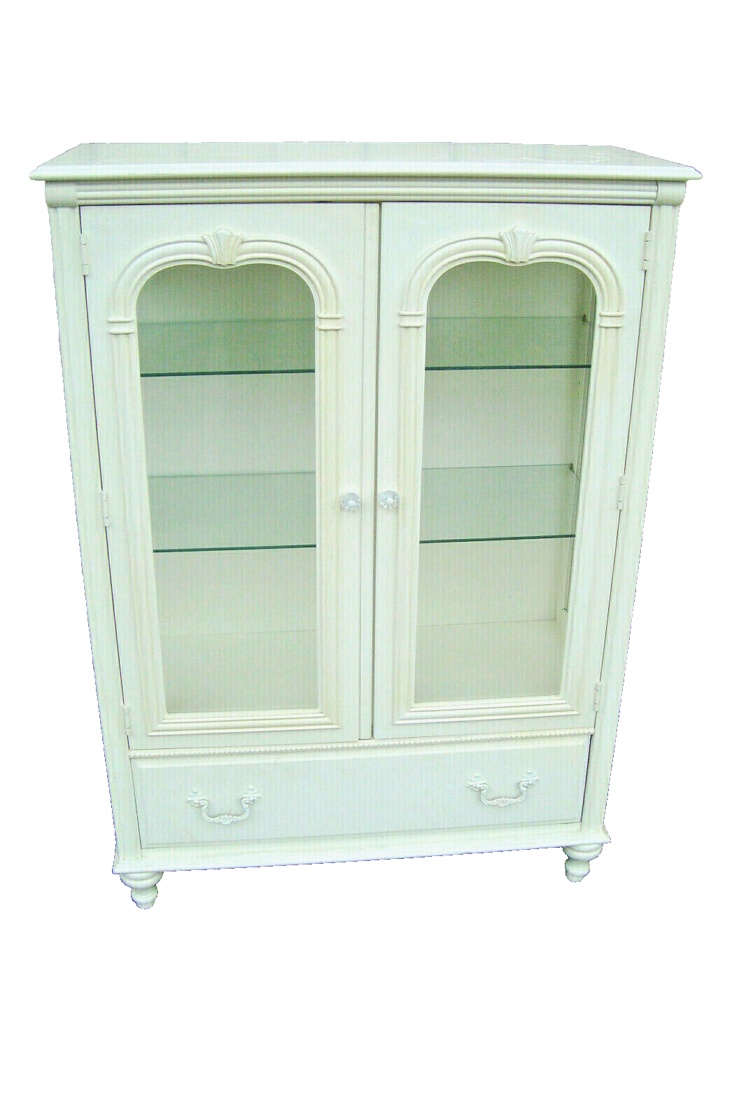 62077   Modern STANLEY Bookcase Curio Cabinet Factory Finish