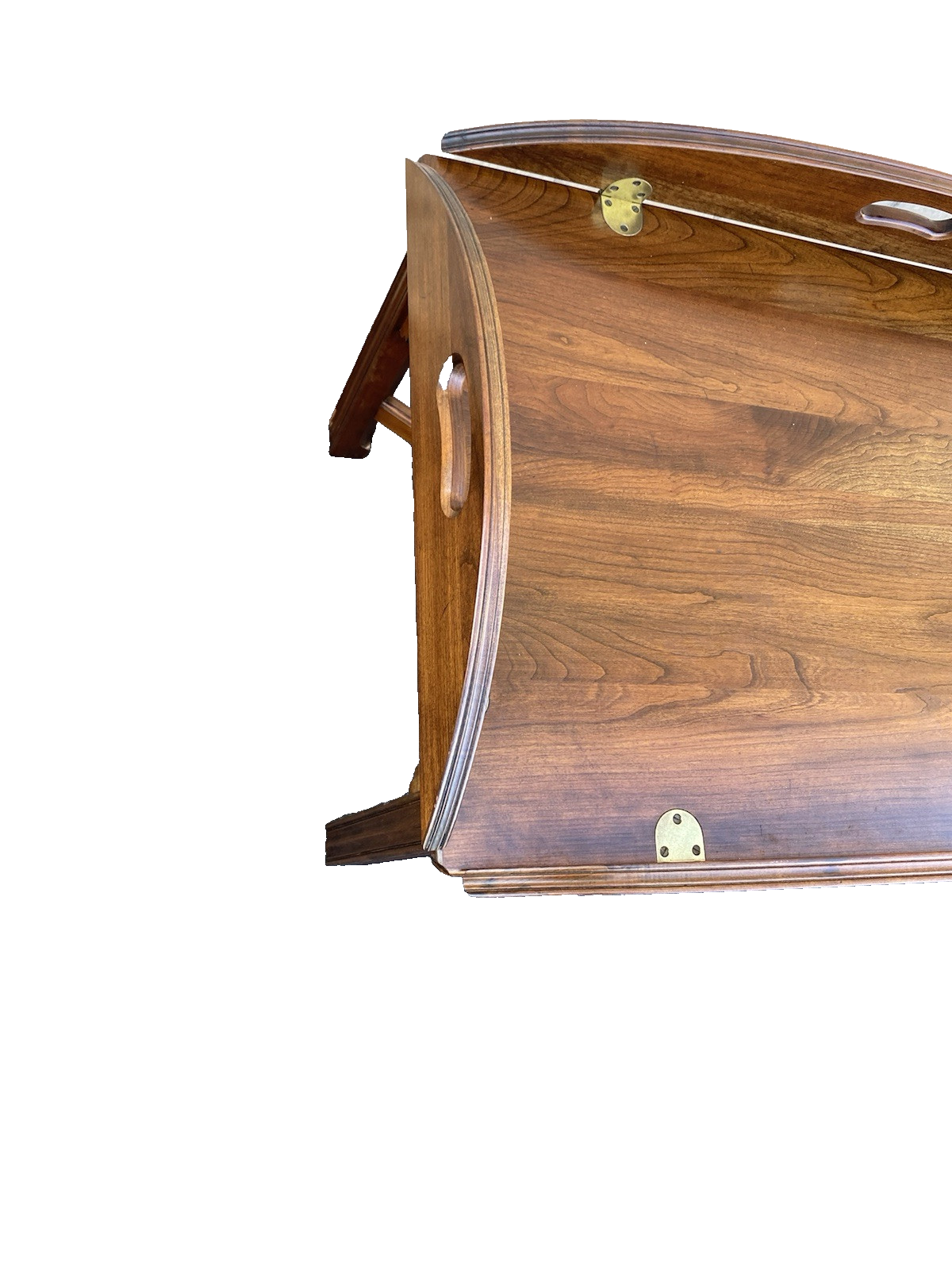 66345 ETHAN ALLEN  ?? Cherry  Butler Coffee Table Stand