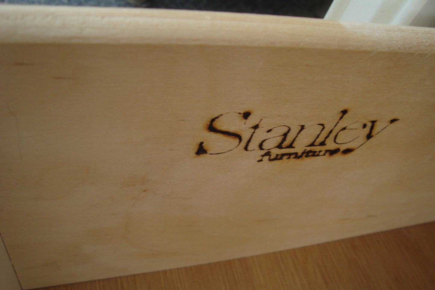 62077   Modern STANLEY Bookcase Curio Cabinet Factory Finish