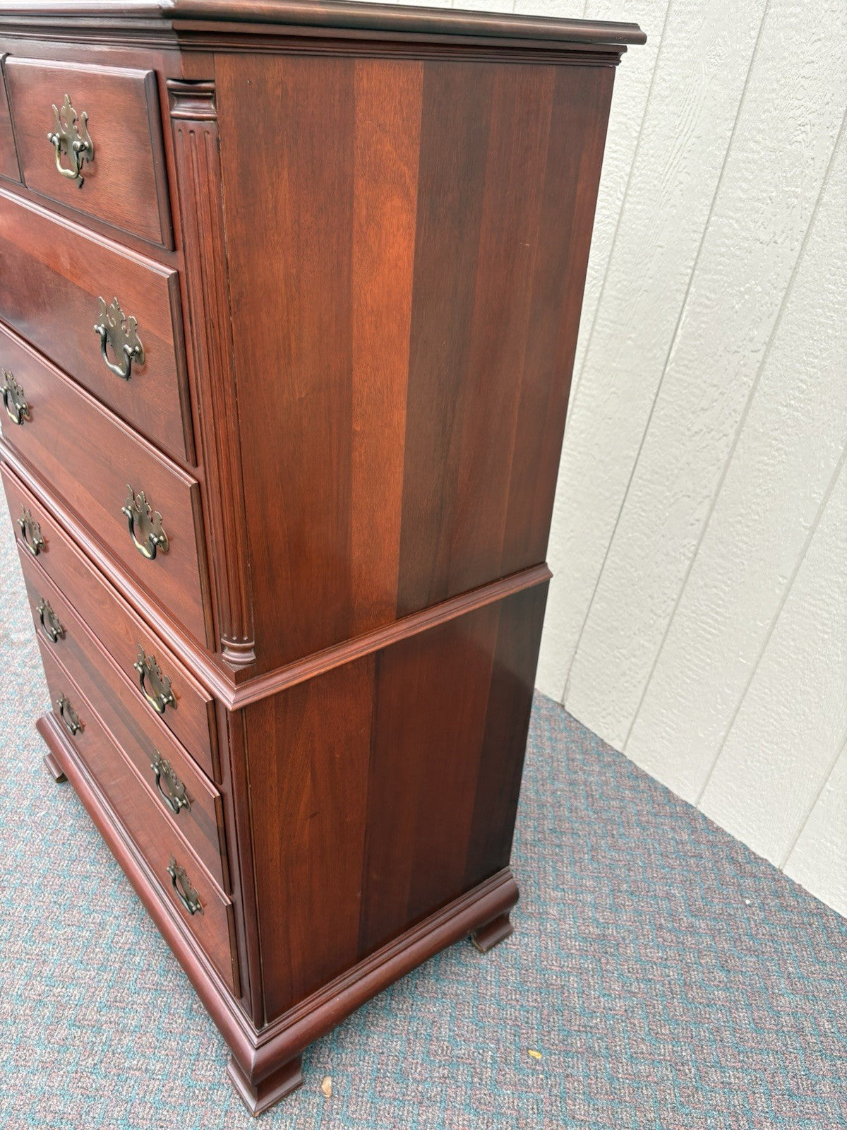 67130 Morgan Furniture Mahogany High Chest Dresser
