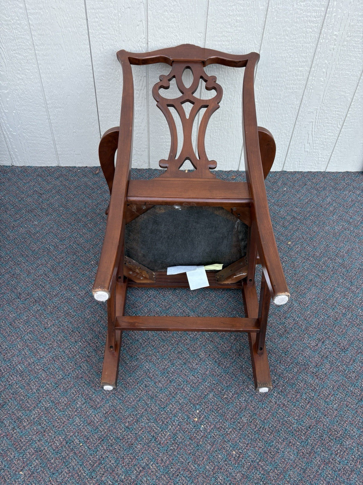 67163 Set of 8 Mahogany SUMTER Cabinet  Dining Chair s