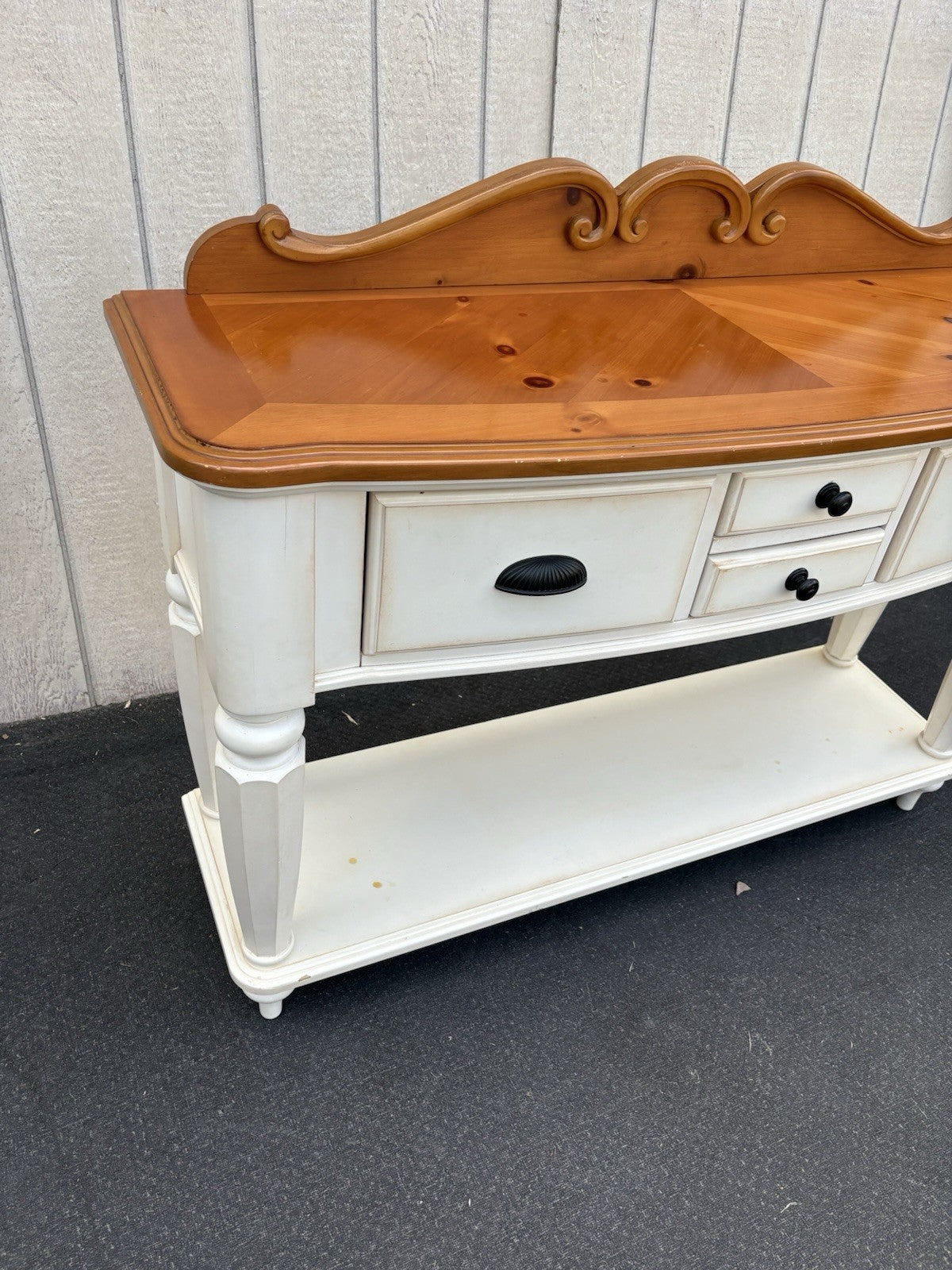 66890  Modern Country Buffet Sideboard Server Cabinet