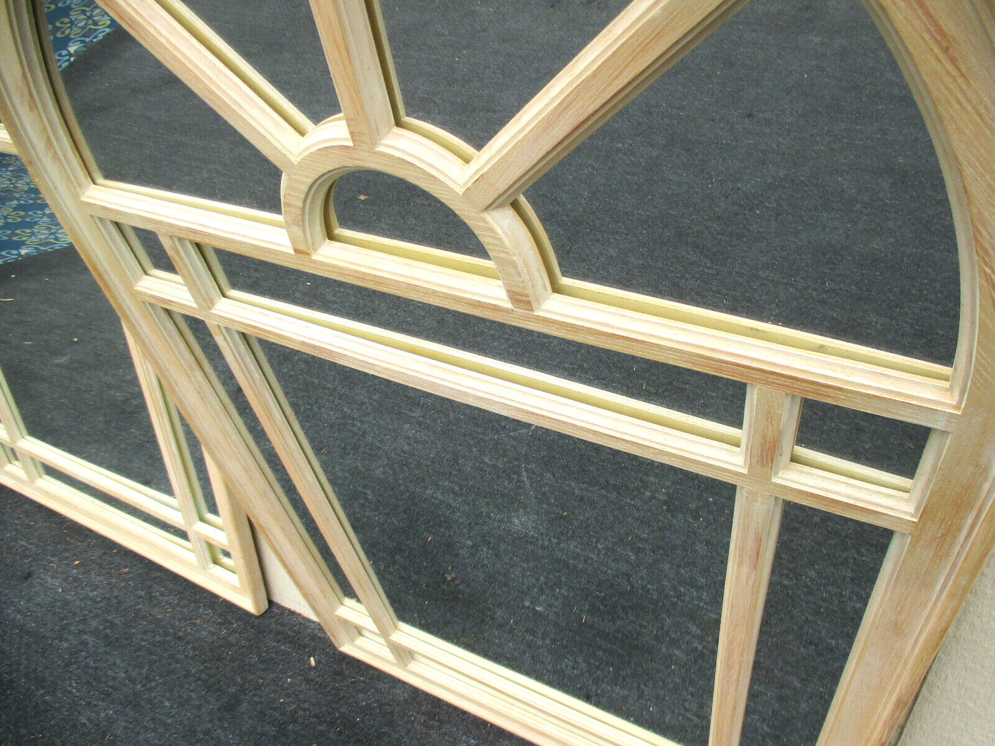 63222 Pair Decorator Modern  White Wash Finish  Mirrors