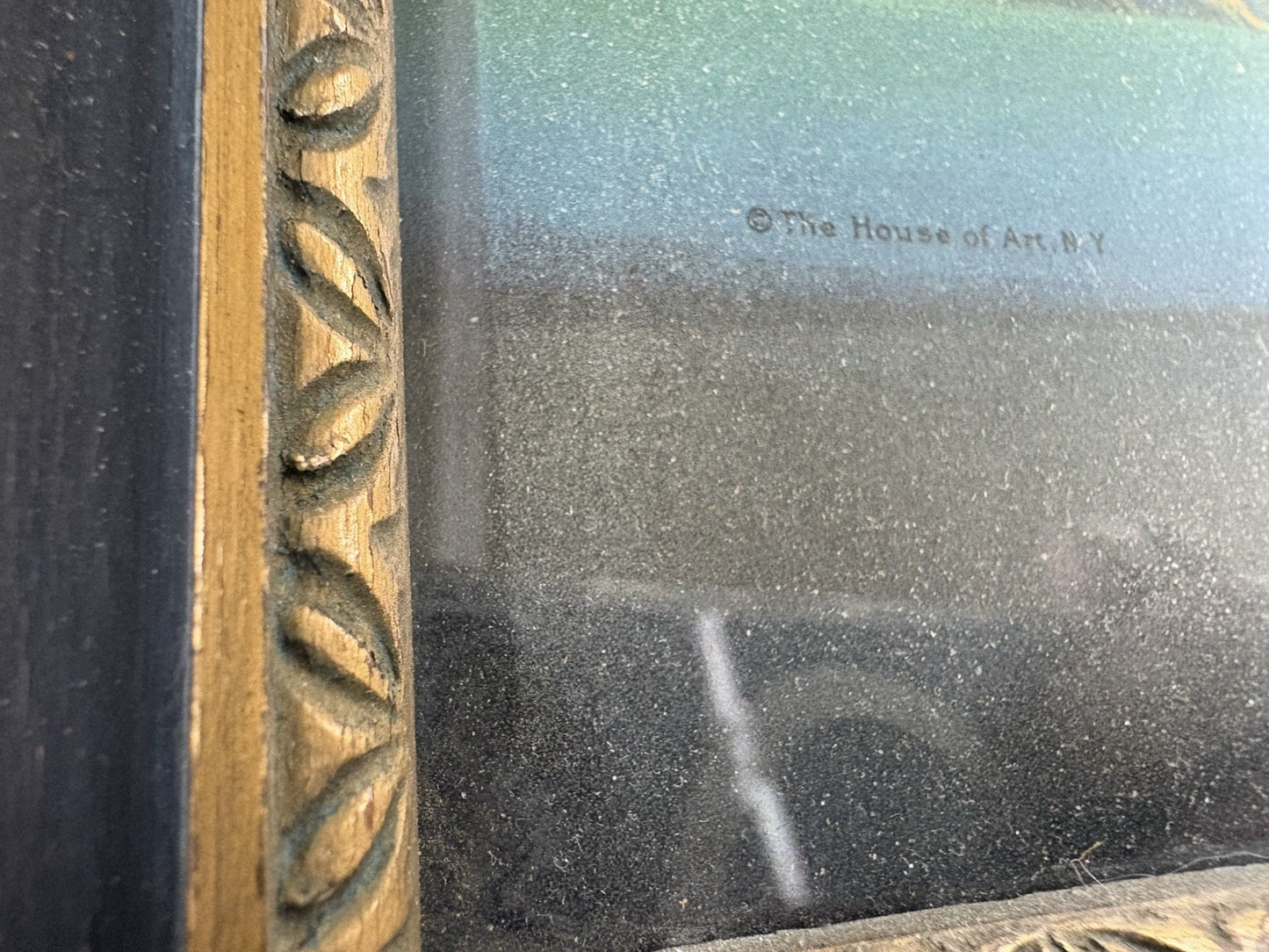 66780 Maxfield Parrish Print in Deco Picture Frame