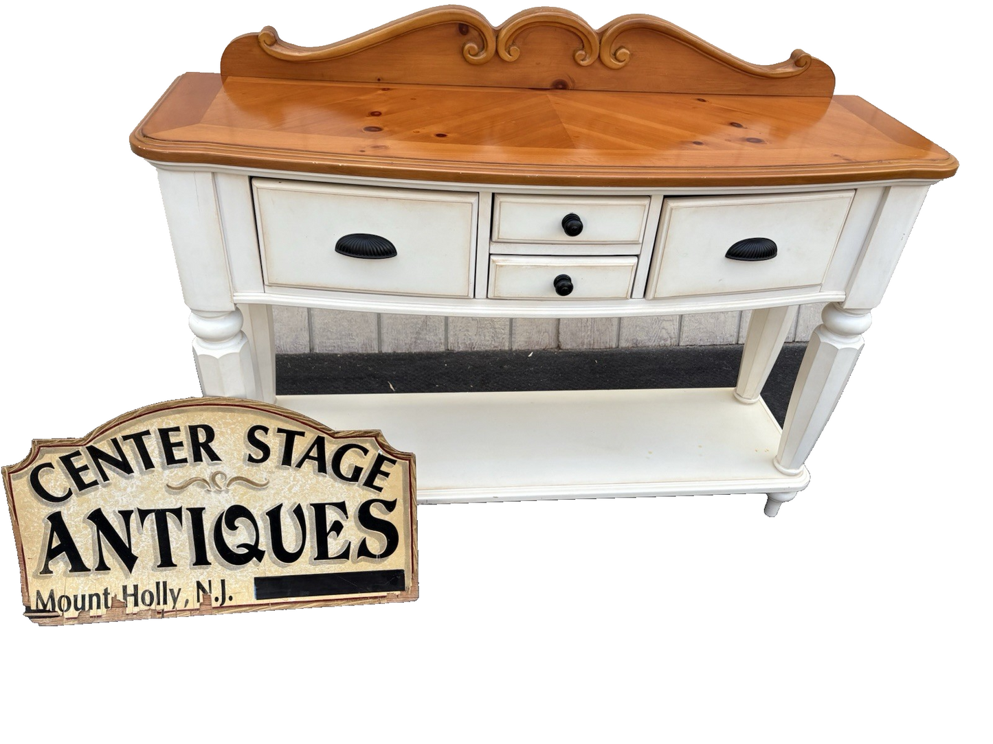 66890  Modern Country Buffet Sideboard Server Cabinet