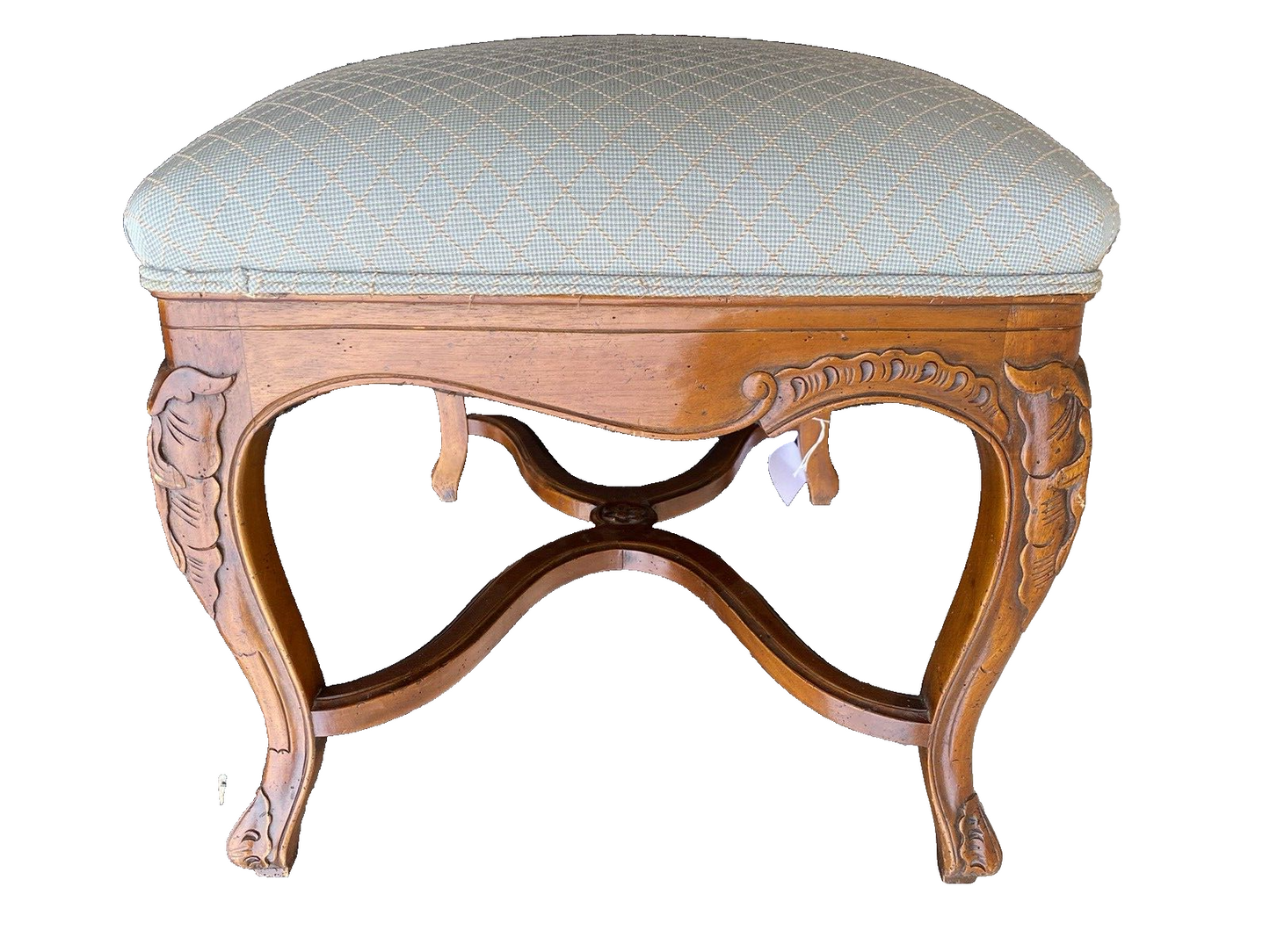 65509 French Country Quality Vanity stool Ottoman