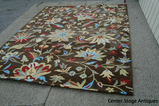 Rug 215 -  SAFAVIEH  JARDIN 100% Wool Carpet Rug  8' x 10' Size