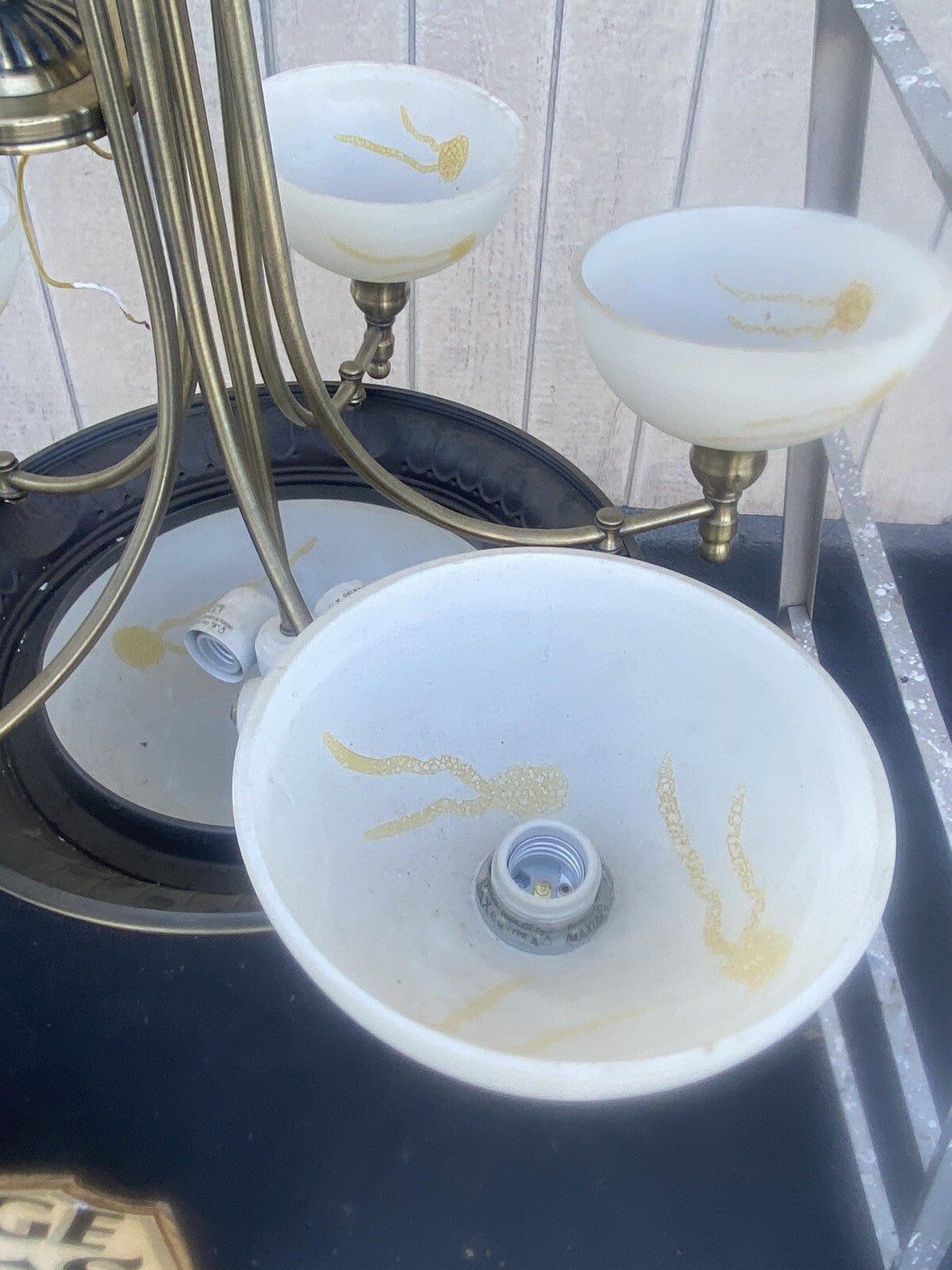 66031   Modern Decorator Hanging Light Fixture Chandelier.