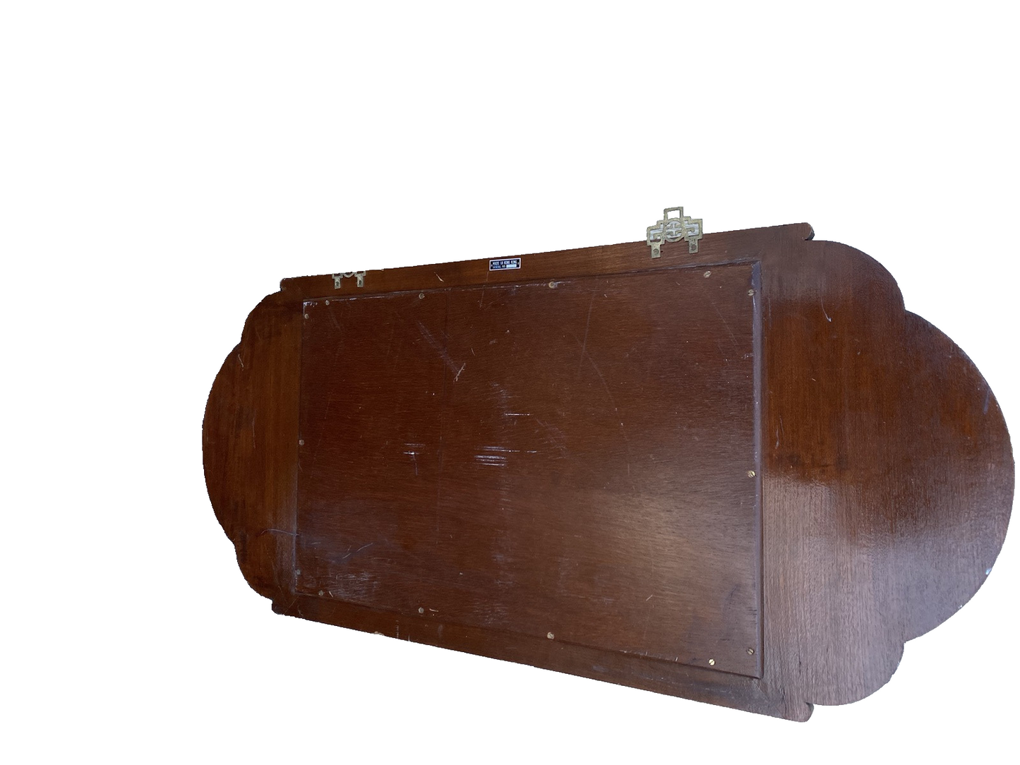 66384  Oriental Carved Wall Mirror