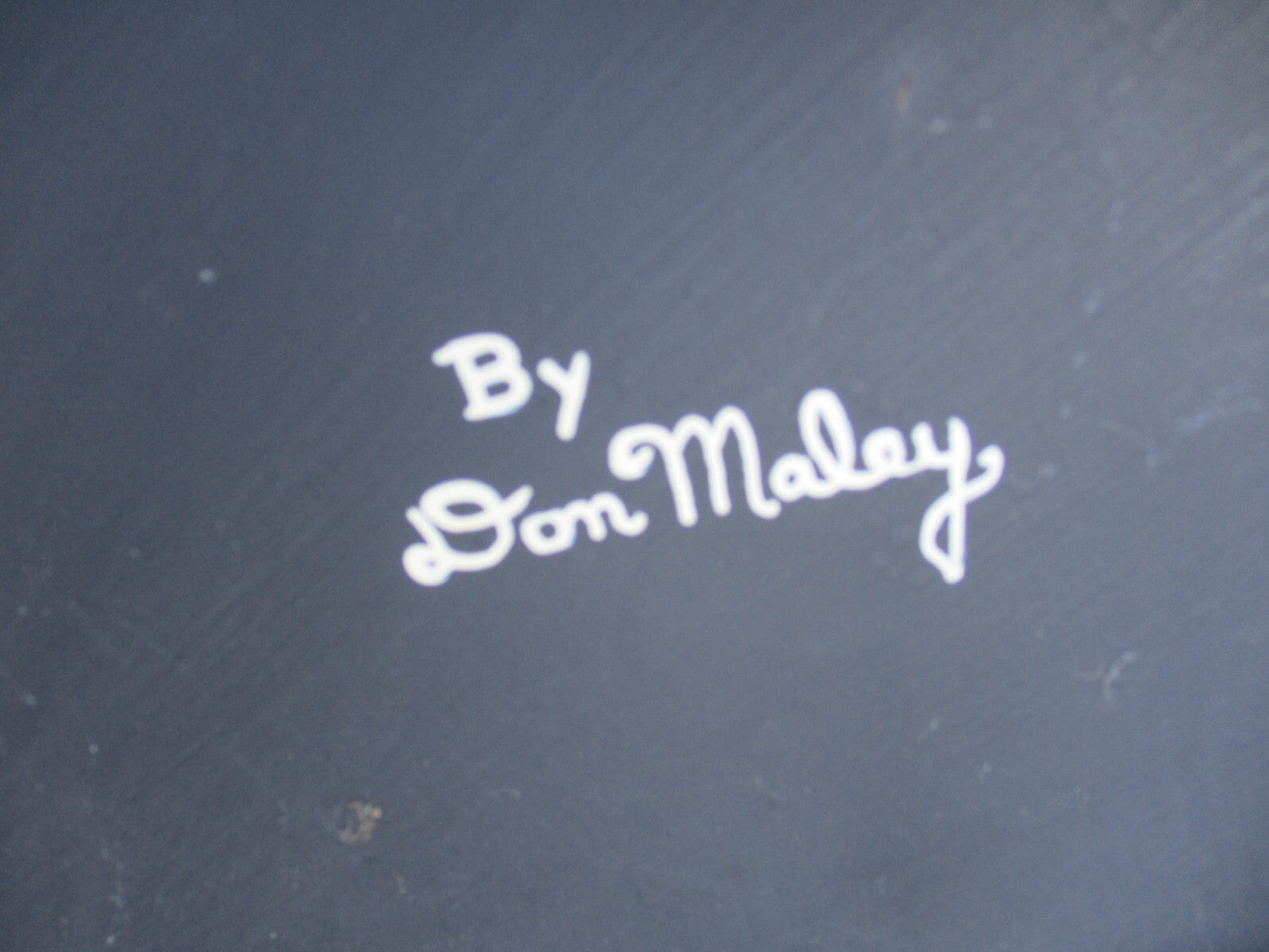 63494  PAIR  Signed Don Maley 15th + 23rd New Jersey  Infentry Decorator  Tables