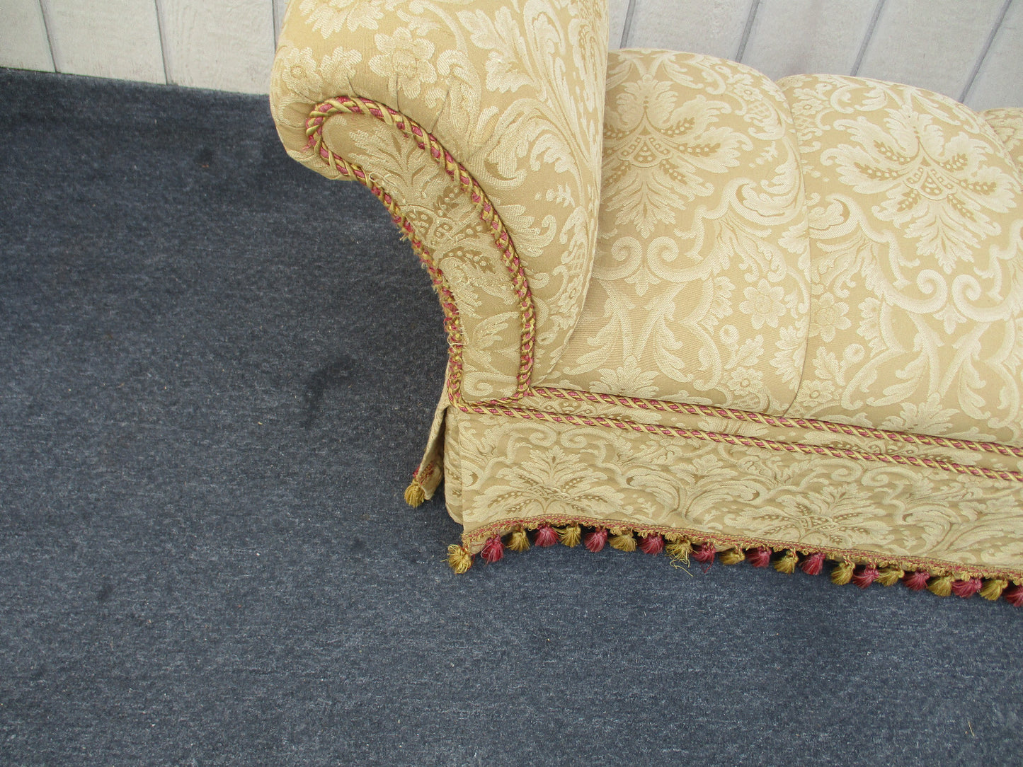 63457  Gold Decorator Window Bench Seat Settee