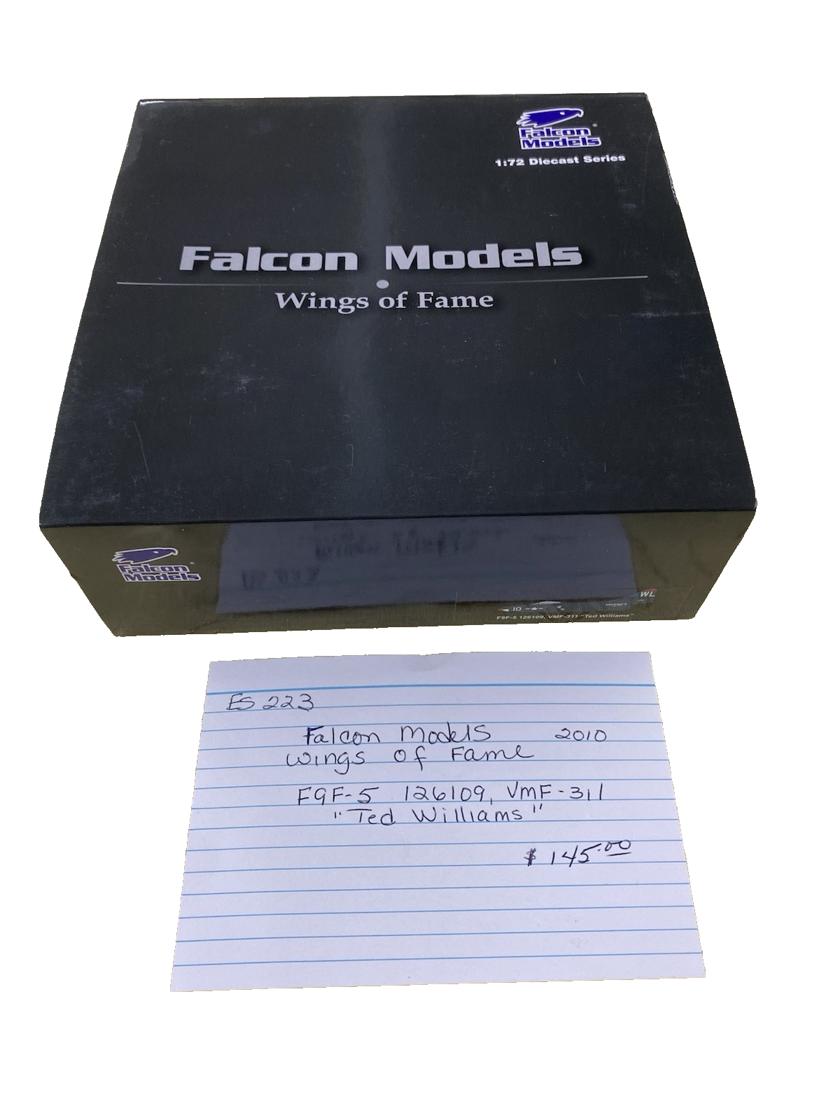 ES 223:    Falcon Models 2010 Wings of Fame F9F-5   126109   VMF -311  airplane