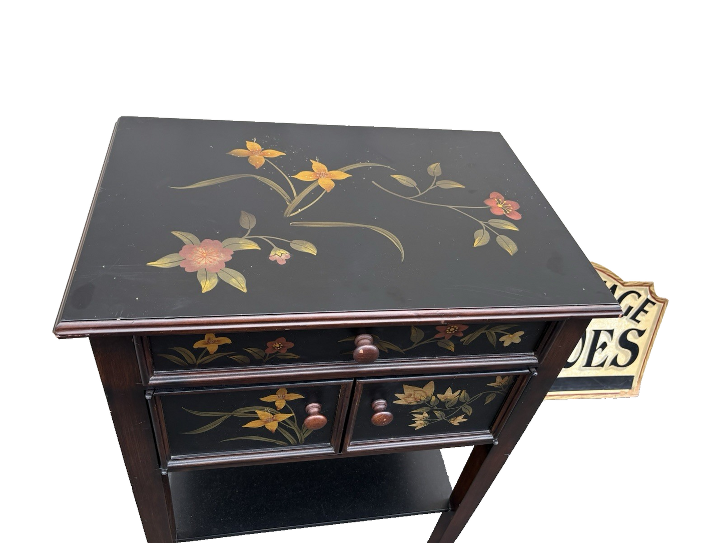 66834 Decorator Black Lamp Table Stand