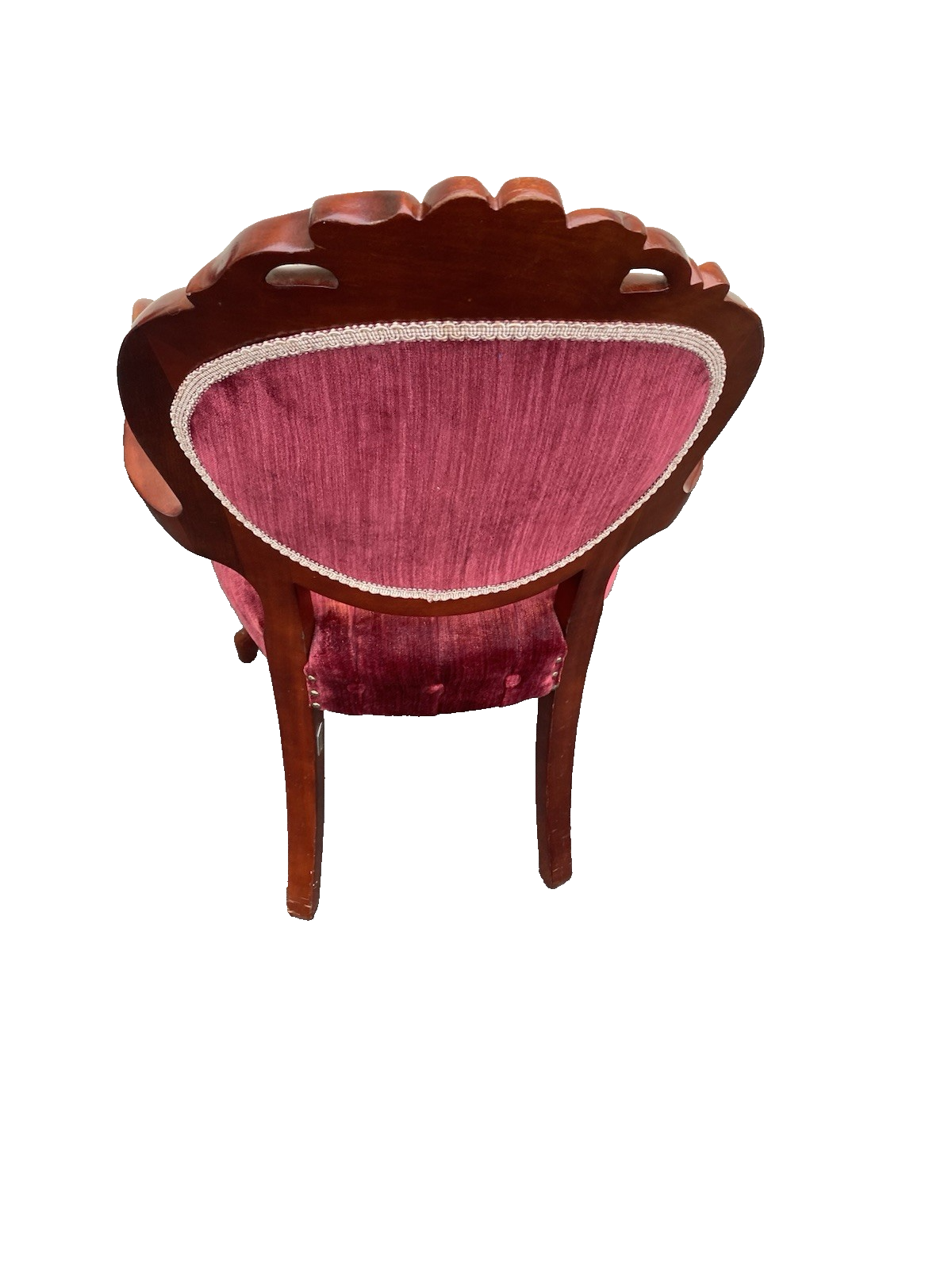 66628 Pair KIMBALL Furniture Mahogany Victorian style Armchair Chair s