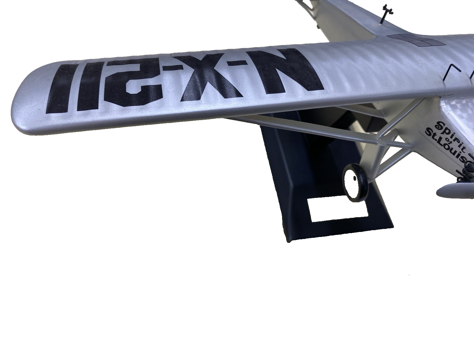 ES 216:   Danbury Mint Spirit of St Louis Airplane Plane 17 1/2" wingspan