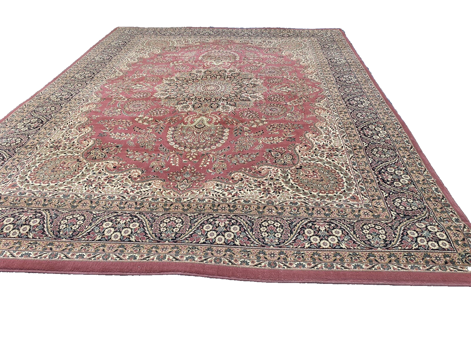 RUG 24:     Machine Made  SETAREH KAVIR Oriental Rug 10' x 13' 4"