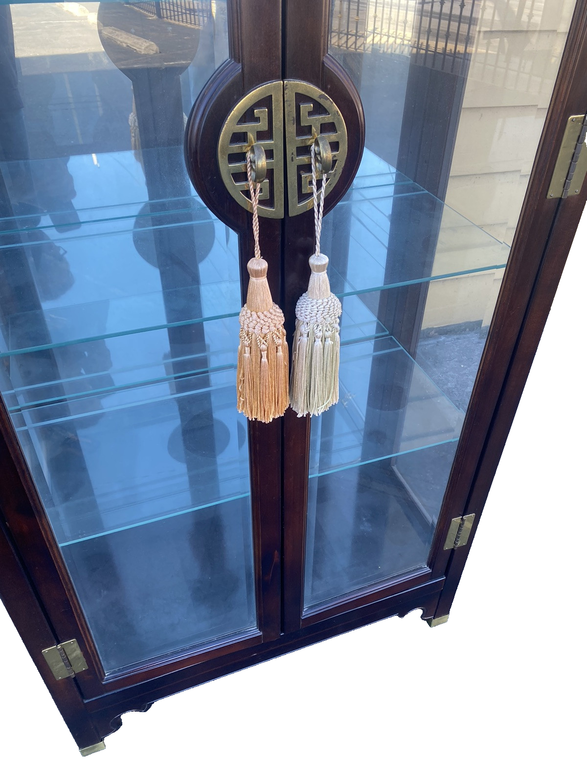 66385 American Furniture Oriental  Curio China Cabinet