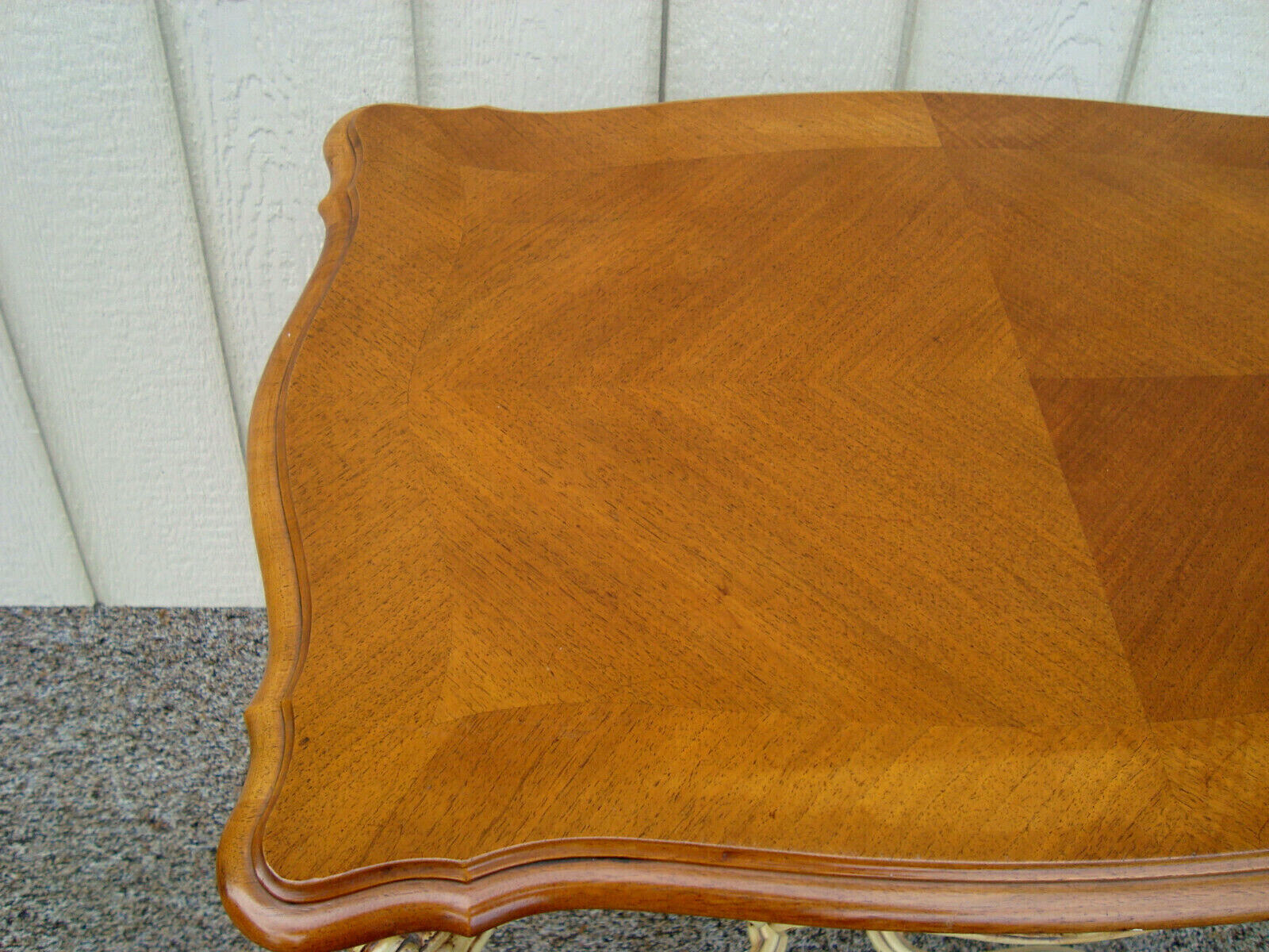 59969 QUALITY Satinwood Lamp Table Stand w Orignal Factory Painted Base