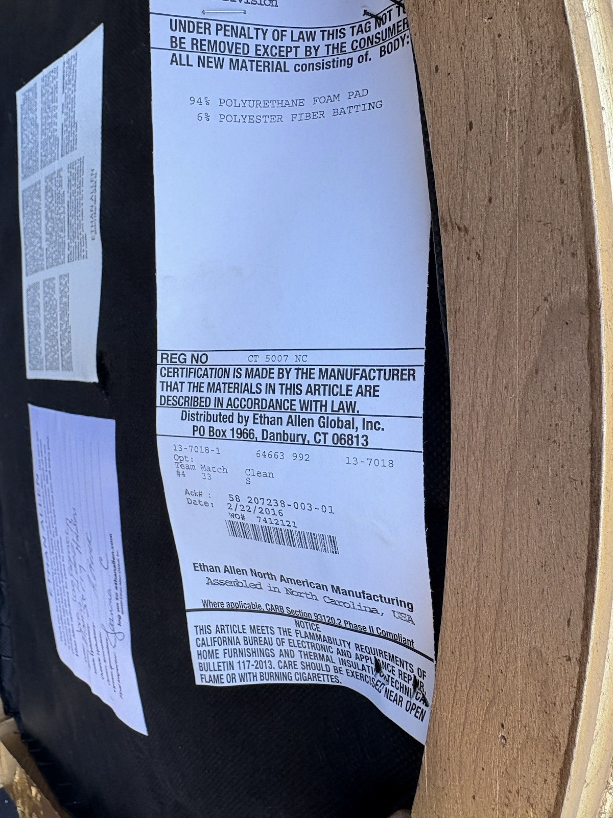 60472  Ethan Allen Decorator Hepplewhite Armchair Chair