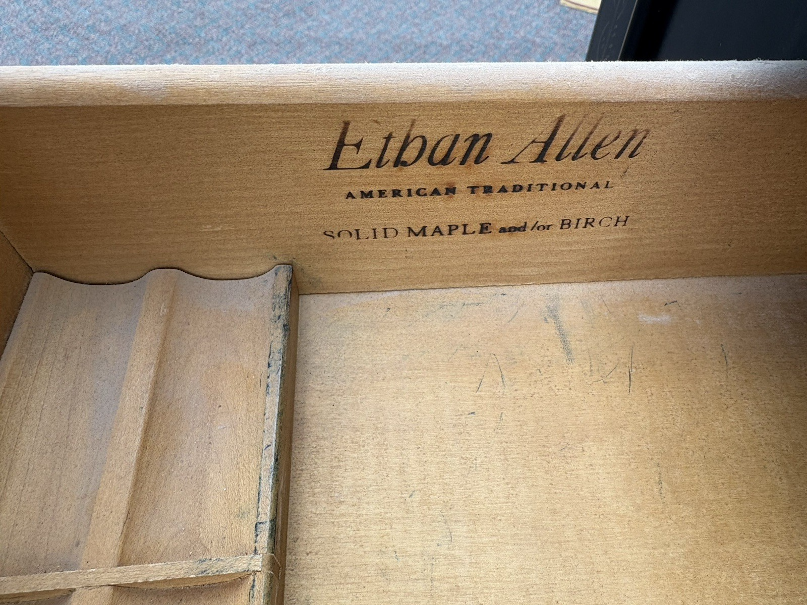 67129 ETHAN ALLEN Office Stenciled Office Desk