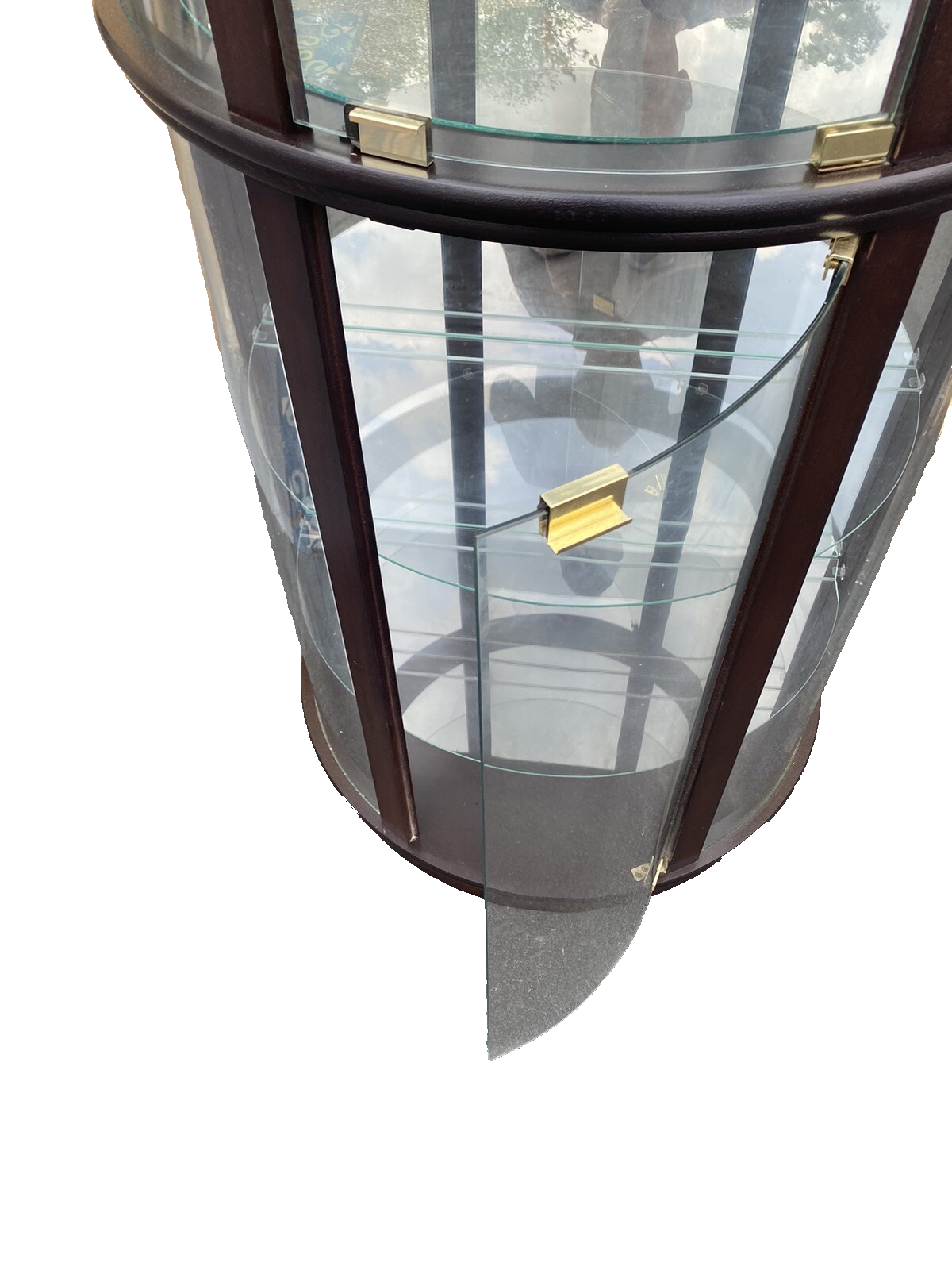 65442 PULASKI Bow Glass Curio China Cabinet