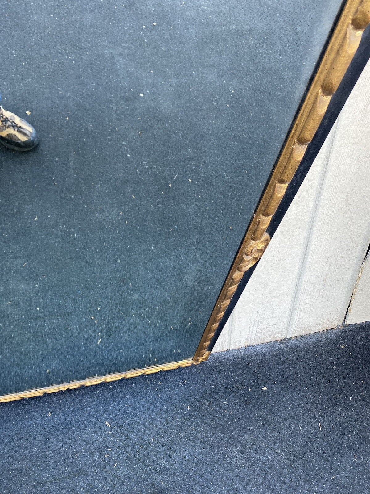 65378 FRIEDMAN BROTHERS  Gold Decorator Beveled  Mirror