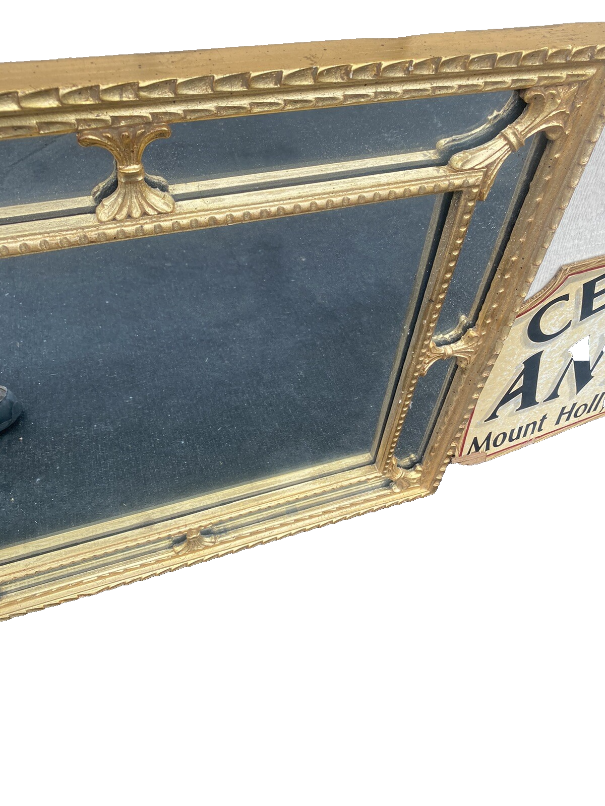 65739 Rectangular La Barge Gold Decorator Mirror