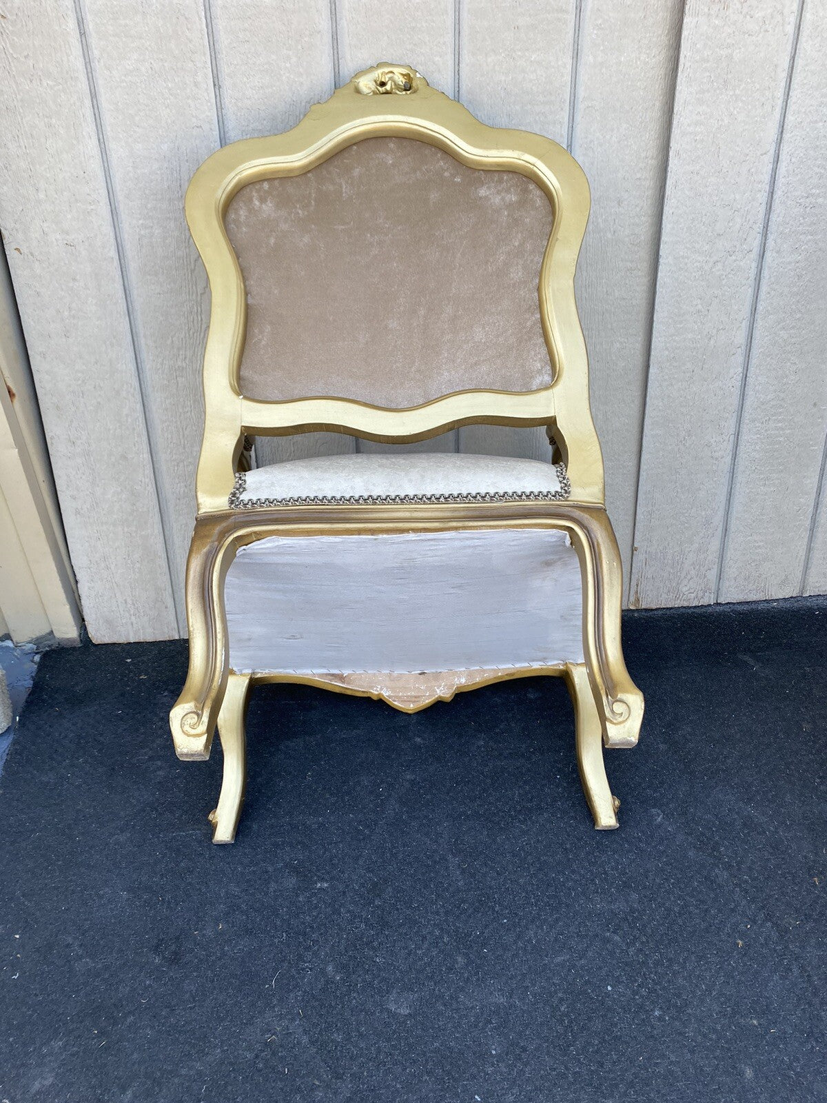 65408 Pair Decorator Gold Armchair Chair s