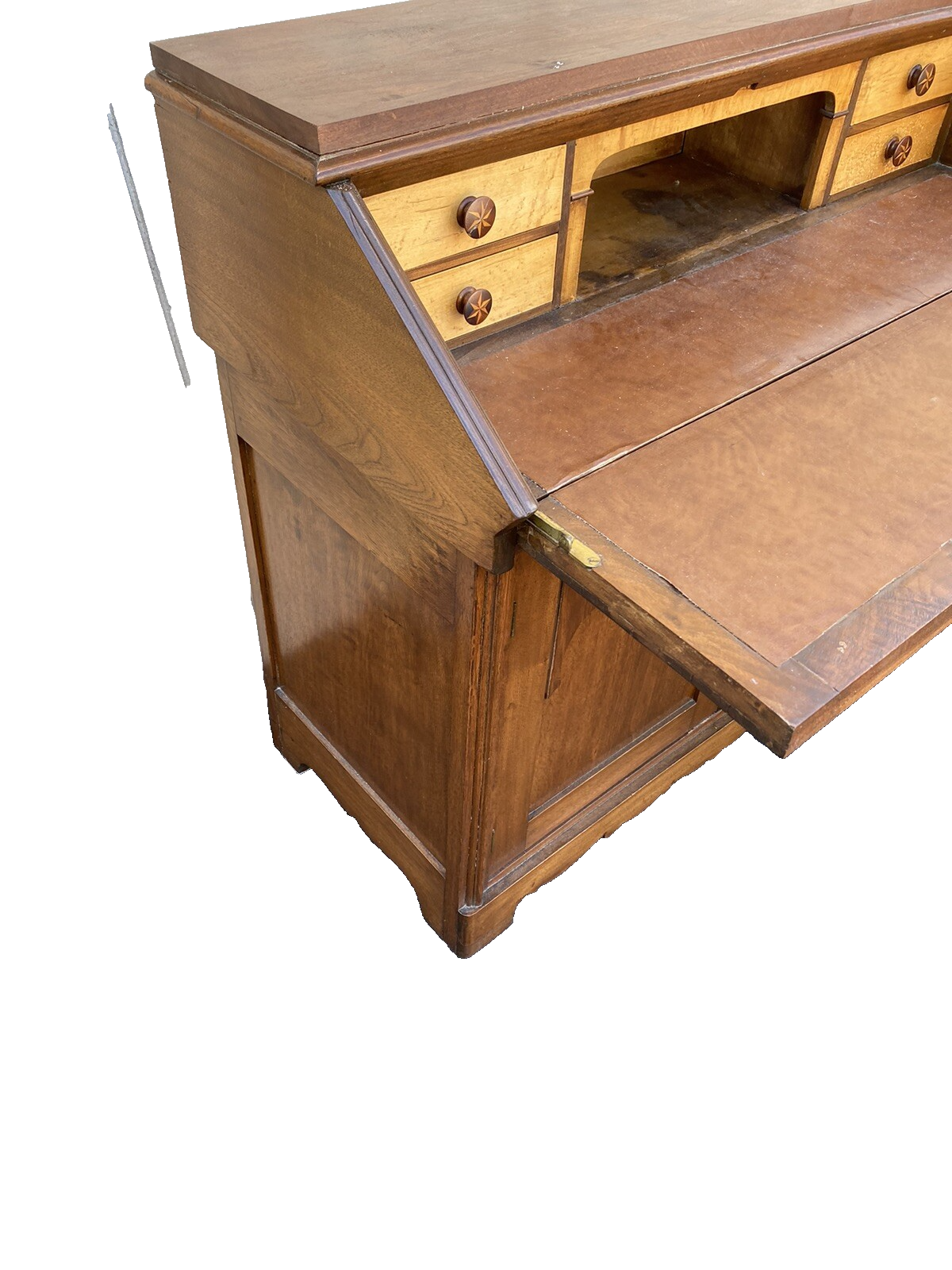 65560 LE:     Antique Victorian Walnut Slantfront Desk