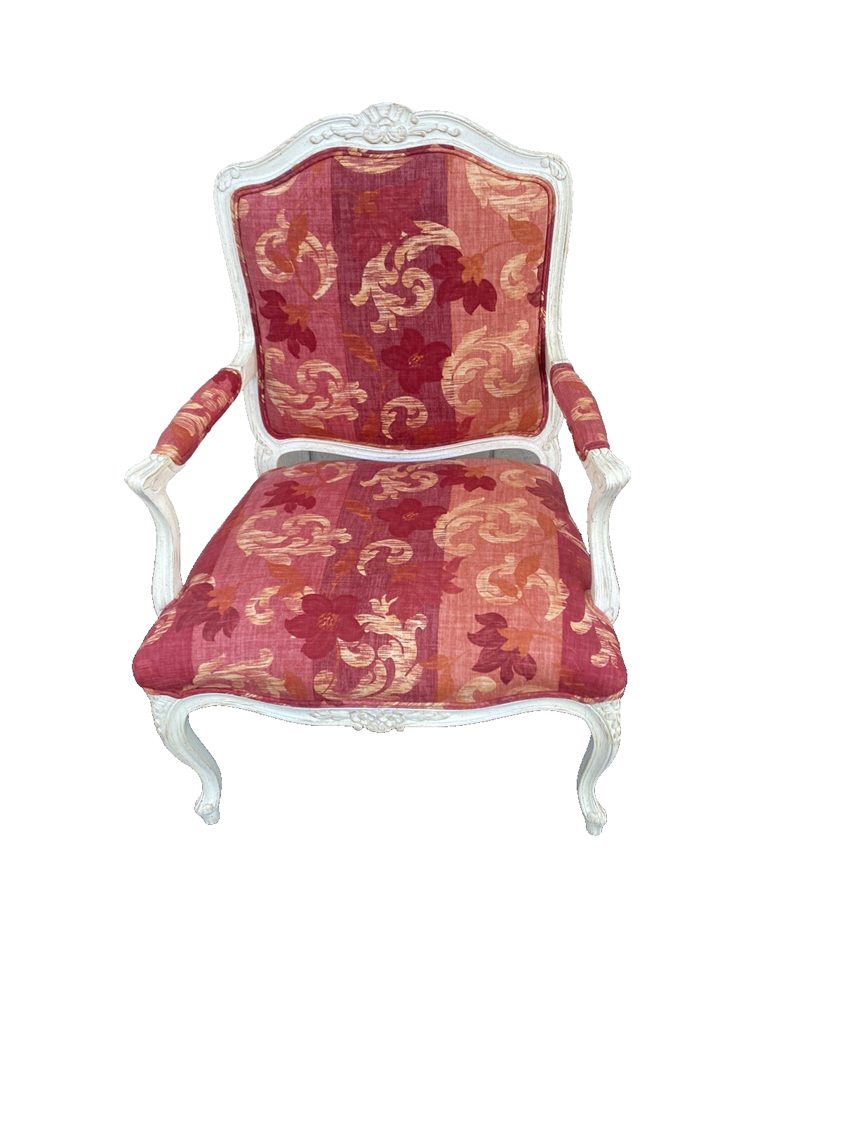 66230   Pair Louis XV Bergere Armchair Chair s Factory Finish