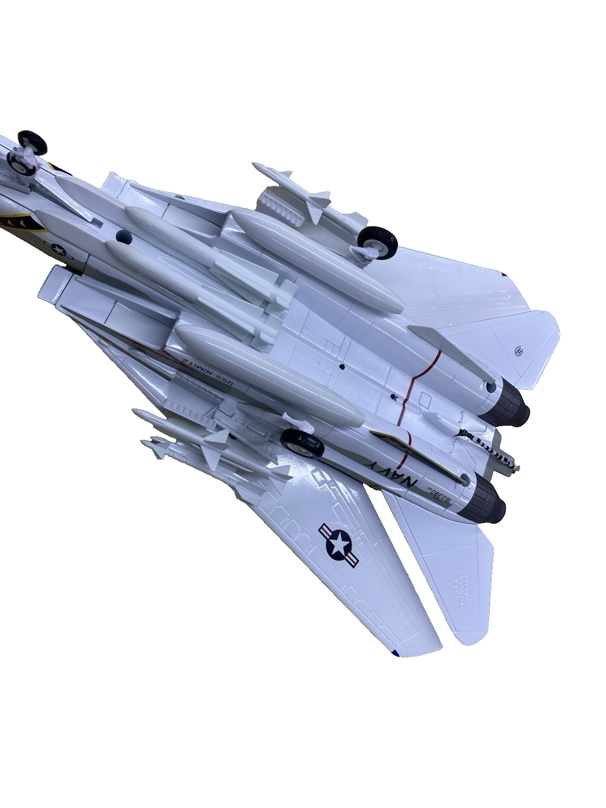 ES 228: Franklin Mint F 14 Tomcat U S Navy Jolly Rodger Airplane Plane