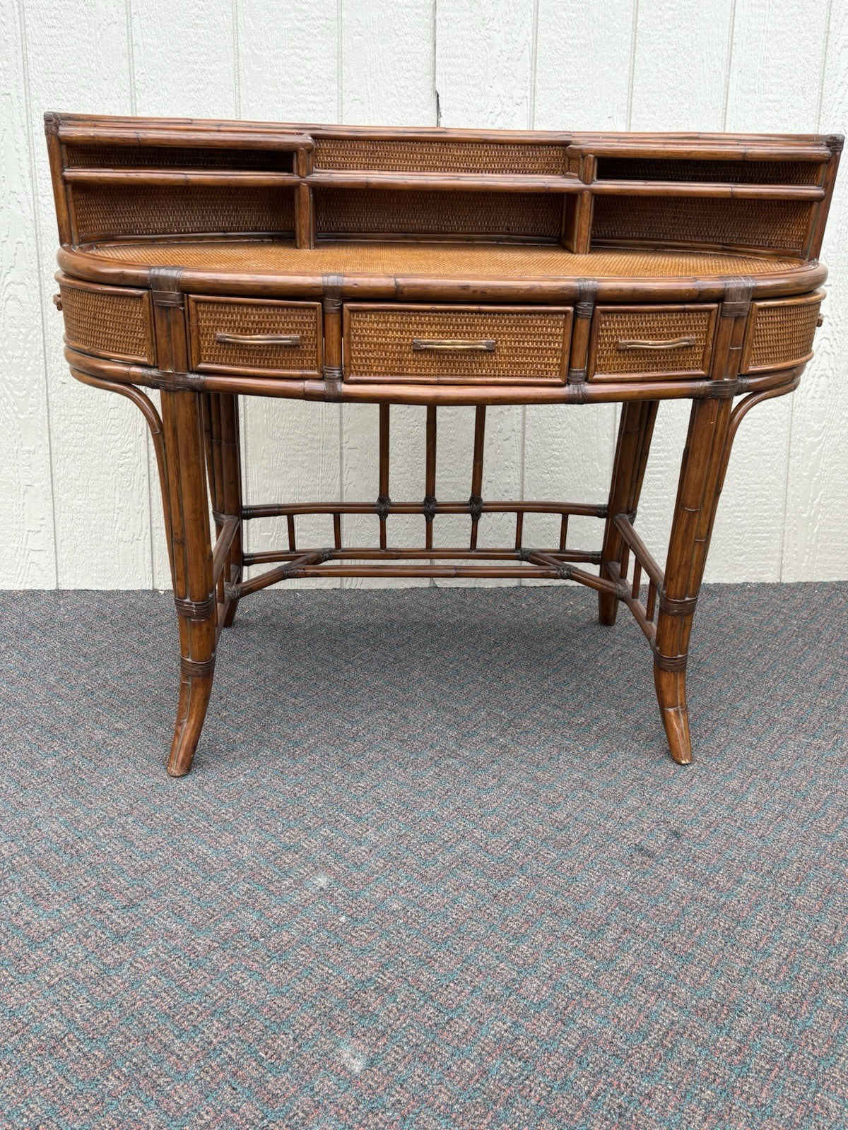 67044 Bamboo Style Office Desk