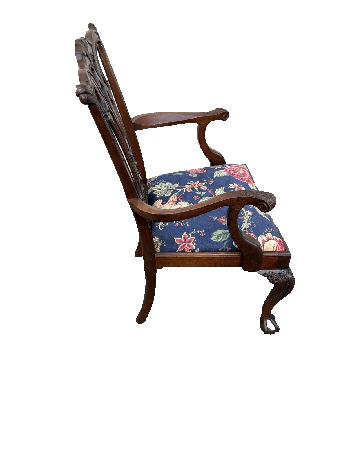 00001 Set of 6 ETHAN ALLEN Mahogany Dining Chair s