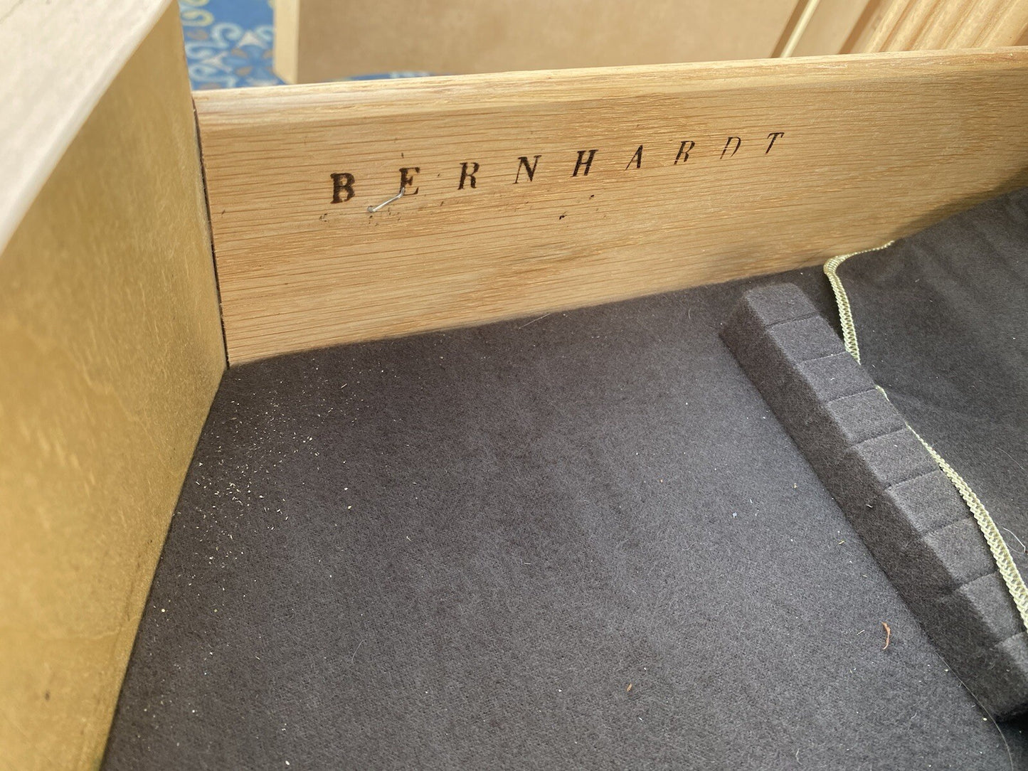 64646   Bernhardt Marble Top Server Sideboard Buffet