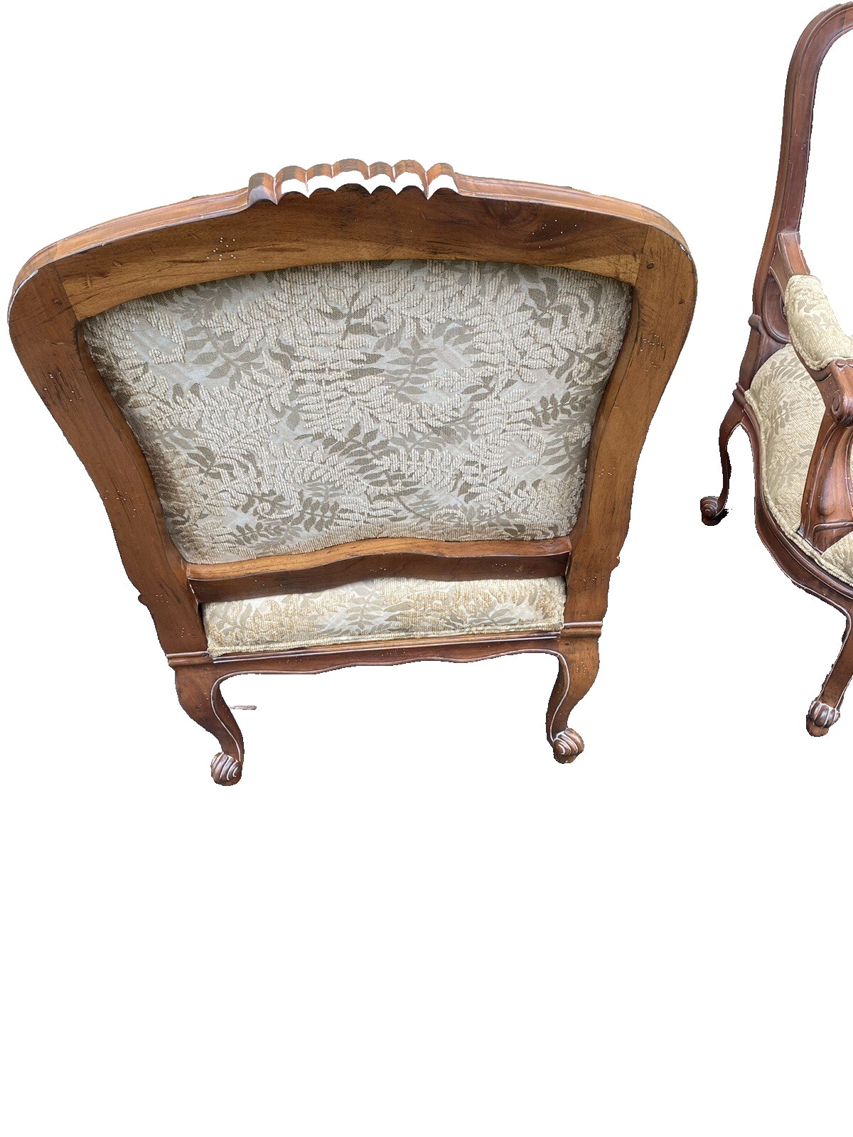 65776  Pair SAM MOORE Bergere Armchair Chair s