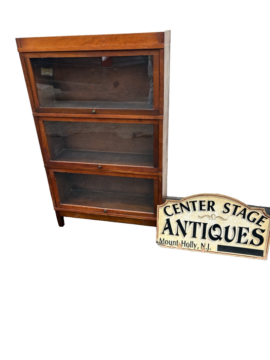 66759  GLOBE WERNICKE Mahogany Stacking bookcase