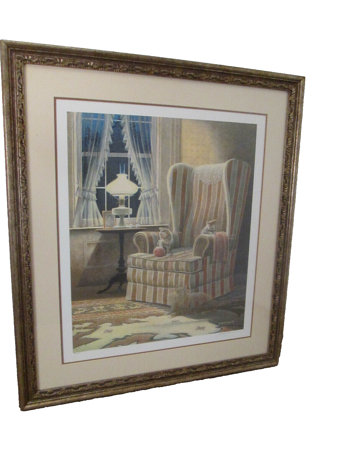 56799 JAMES LUMBERS "DOUBLE TROUBLE" Framed Pencil Signed #'d Print