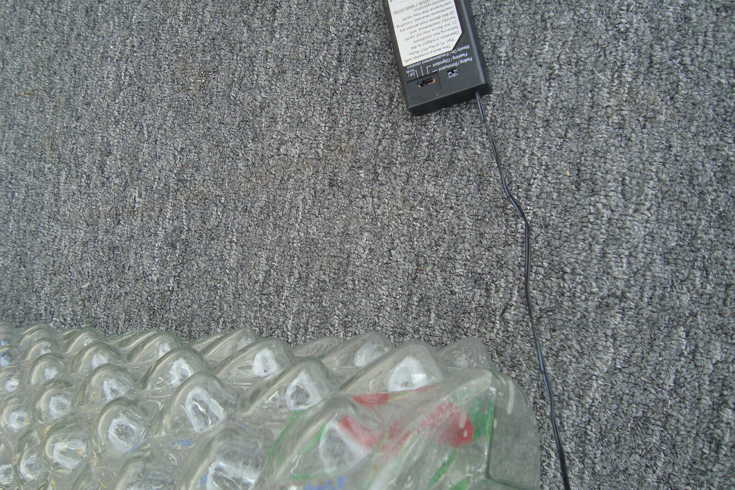 BP  WW:     POTTERY BARN Glass Christmas Tree w/ Lights and Original Box