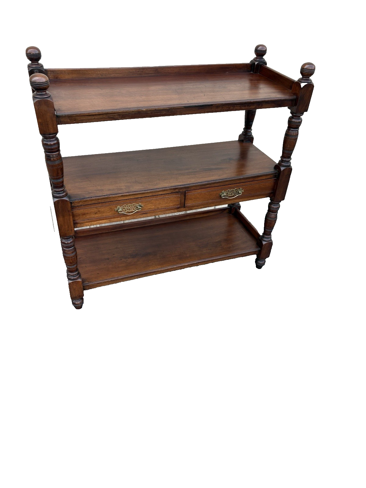 66910  Antique Victorian Bookcase Etergie with 2 Drawers