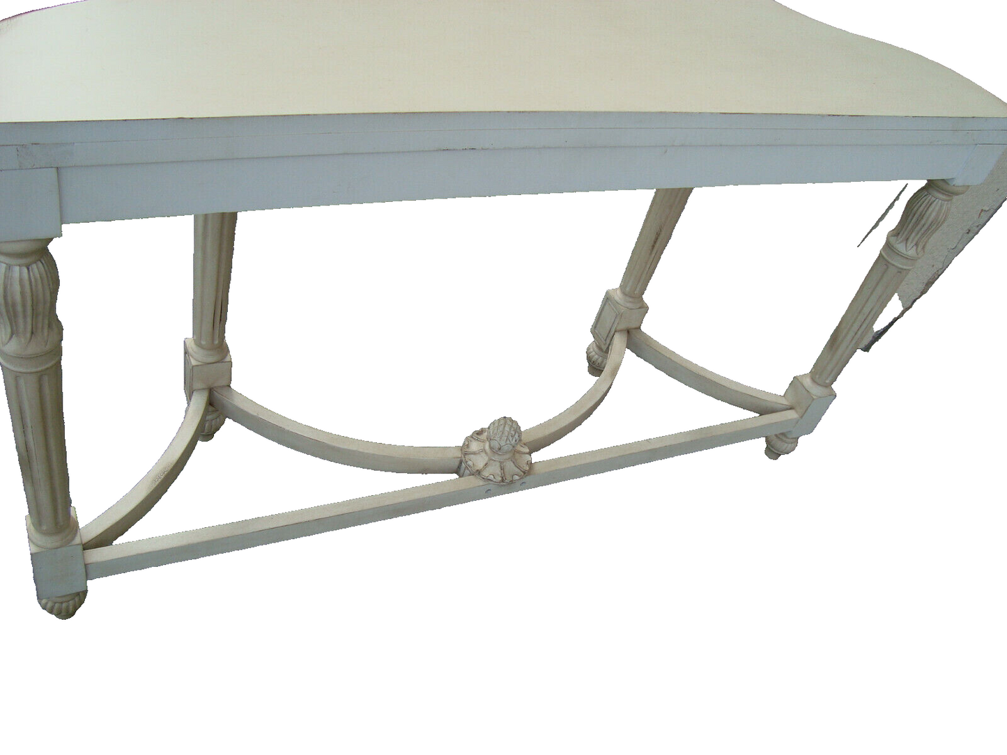 61432 Solid Wood Romantic Shabby Console Hall Table Stand