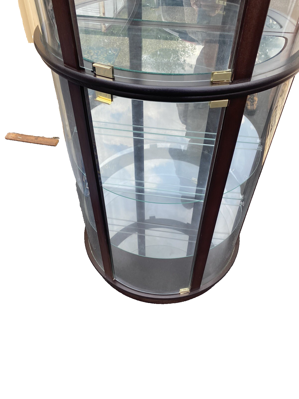 65442 PULASKI Bow Glass Curio China Cabinet