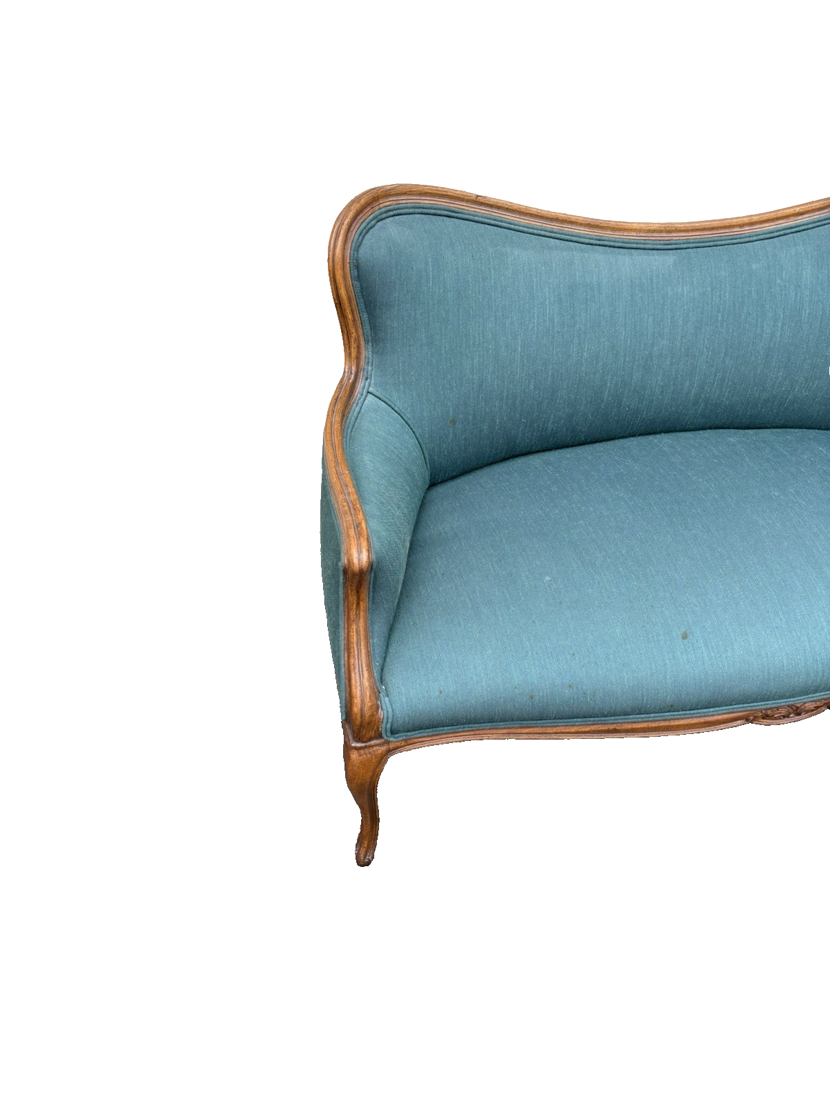 66920  French Provincial Loveseat Sofa Settee Couch